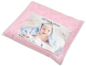 Detská deka New Baby 90x80 ružová