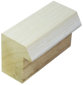 DANTIK rám na obraz 42x59,4 | WOODLINE bílá prodřená (Plexi Čiré)