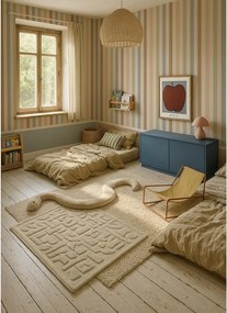 Tapeta Béžové pruhy v neutrálnych tónoch 280×50 cm