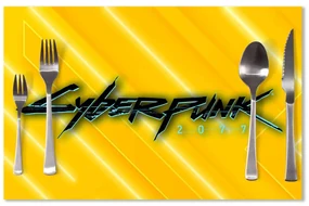 Sablio Prestieranie Cyberpunk 2077 Žltý: 40x30cm