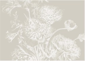 Vliesová tapeta Engraved Flowers
