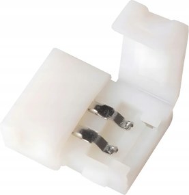 Priamy mono smd konektor pre LED pásky na pripojenie dvoch 8 mm pásikov