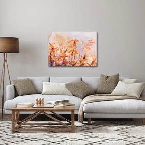 Obraz - Maľované kvety (70x50 cm)