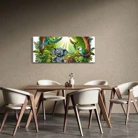 Obraz - Veselé zvieratká (120x50 cm)