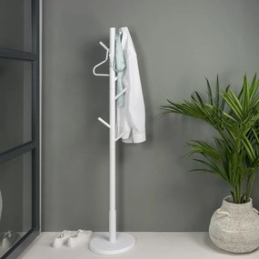 Biely vešiak z kaučukového dreva Bro – Spinder Design