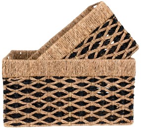 Košíky z morskej trávy v súprave 2 ks 25x40x21 cm Salar – House Nordic