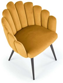 Jídelní židle K410 hořčicová