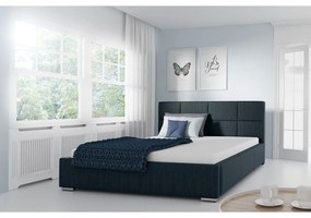 Čalúnená posteľ Alita, Rozmer postele: 140x200, Dostupné poťahy: ekokoža Soft 017 (biela)