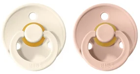 BIBS Colour cumlíky z prírodného kaučuku veľkosť 3 Ivory Blush