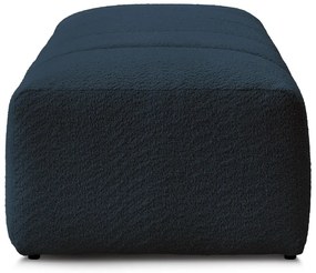 Tmavomodrá podnožka z textílie buklé Annecy – Bobochic Paris