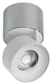 LED2 11508351DT KLIP ON stropné povrchové bodové svietidlo LED D77mm 11W/770lm 3000K TRIAC chróm, biela