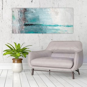 Obraz - Abstraktné olejomaľba (120x50 cm)