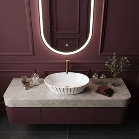 Rea Samanta, umývadlo na dosku 49×38x13,5 cm, biela, REA-U3531