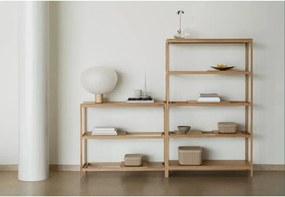 Regál v dekore duba v prírodnej farbe 105x170x40 cm Sukoya – Blomus