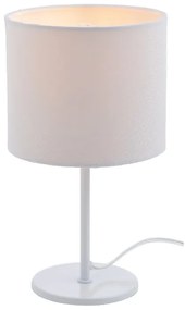 ACA DECOR Stolová lampa ARIOSO max. 40W/E14/230V/IP20, biela