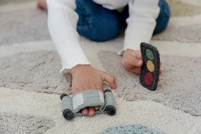 Lorena Canals, Kusový koberec Eco City, 120x170, béžová, detská izba