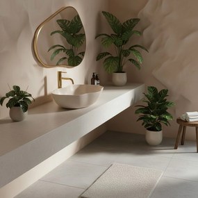 Rea Pearl Warm, umývadlo na dosku 505x380x135 mm, béžová, REA-U0617