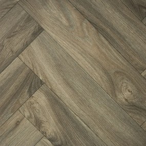 PVC podlaha - lino Blacktex Laurel Oak 669D, na mieru, šíře 4m, hnedá, filc, chodba / predsieň, Beauflor