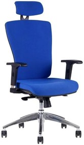 OFFICE PRO -  OFFICE PRO Kancelárska stolička HALIA CHROM BP modrá