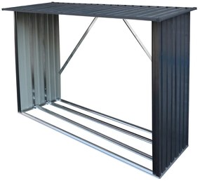 BestBerg záhradný drevák D-2A / 2 m² / 217 x 89 x 154 cm / sivá