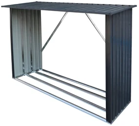 BestBerg záhradný drevák D-2A / 2 m² / 217 x 89 x 154 cm / sivá