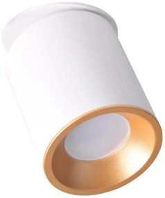 Podhľadové bodové svietidlo HARON 1xGU10/10W/230V biela/zlatá