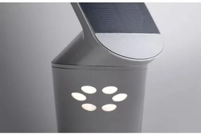 Paulmann 94261 - LED/1,2W IP44 Solárne nástenné svietidlo so senzorom ILIAS 3,7V