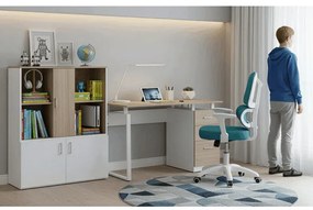 Autronic BONTEC Detská stolička, výškovo nastaviteľná, modrá sieťovina, KA-K1063 BLUE Farba: Šedá