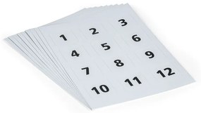 Súprava samolepiek na dvere skríň, čísla 1 - 108