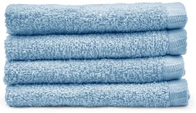 Modré rýchloschnúce bavlnené uteráky v súprave 4 ks 30x30 cm Quick Dry – Catherine Lansfield