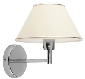 Jupiter 1581 - BG K CH - Nástenné svietidlo BEGAMO E27/60W