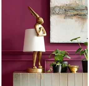 Rabbit stolová lampa zlatá