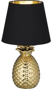 Stolová lampa Pineapple E14 1x40W čierno/zlatá