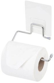 Samolepiaci držiak z pochrómovanej ocele na toaletný papier Compactor