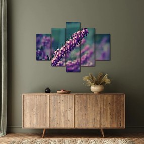 Obraz fialovej kvetiny (150x105 cm)