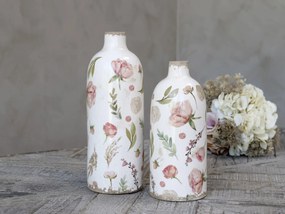 Keramická dekoračná váza s kvetmi Floral Étel - Ø 11*26cm