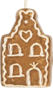 Závesná ozdoba perníková chalúpka Gingerbread Cott - 4*4*6 cm