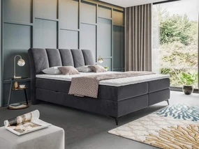 Manželská posteľ Boxspring Basil (160x200) (Fresh 32). Vlastná spoľahlivá doprava až k Vám domov. 1060012