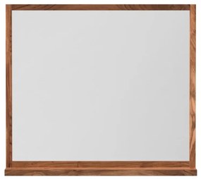 furniture-nabytek.cz - Masívne zrkadlo Sydney z akáciového dreva, lakované, hnedé – 93×15×75 cm