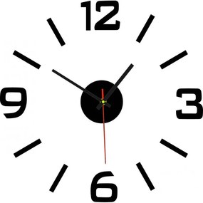 Nalepovacie nástenné hodiny z akrylu – moderné 3D plexi hodiny | SENTOP X0089