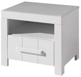 Detský nočný stolík z masívneho borovicového dreva Vipack Erik