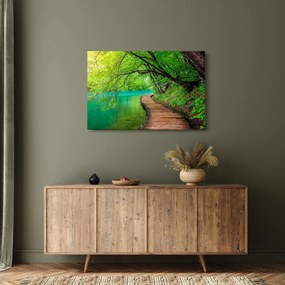 Obraz - Plitvické jazerá (90x60 cm)