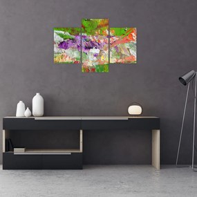 Obraz abstrakcie - maľba (90x60 cm)