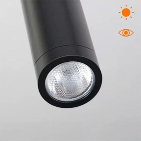 Toolight Toolight, nástenné svietidlo LED 3W+1xE27 APP1610-2W, čierna, OSW-01593