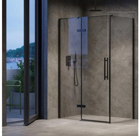 Ravak X9VVA0300Z1 - Pevná sprchová stena COOL 100x195 cm čierna