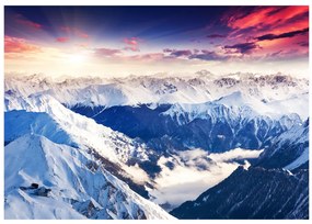 Artgeist Fototapeta - Magnificent Alps Veľkosť: 392x280, Verzia: Samolepiaca