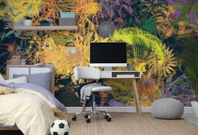 Samolepiaca tapeta farebné abstraktné umenie - 300x200