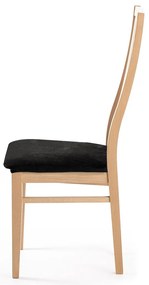 Restilo Napínací poťah na sedák na stoličku čierna, 40 x 40 + 5 cm