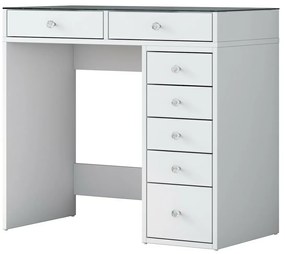 Kozmetický stolík Aurora White