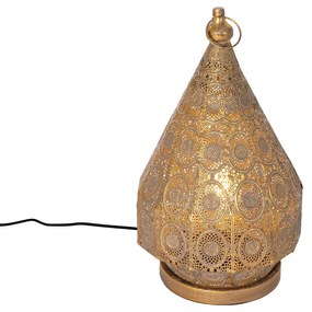 Orientálna stolná lampa zlatá 26 cm - Mowgli